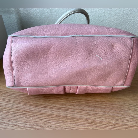 Pink Leather "Antonio Melani" Designer purse - Picture 4 of 7